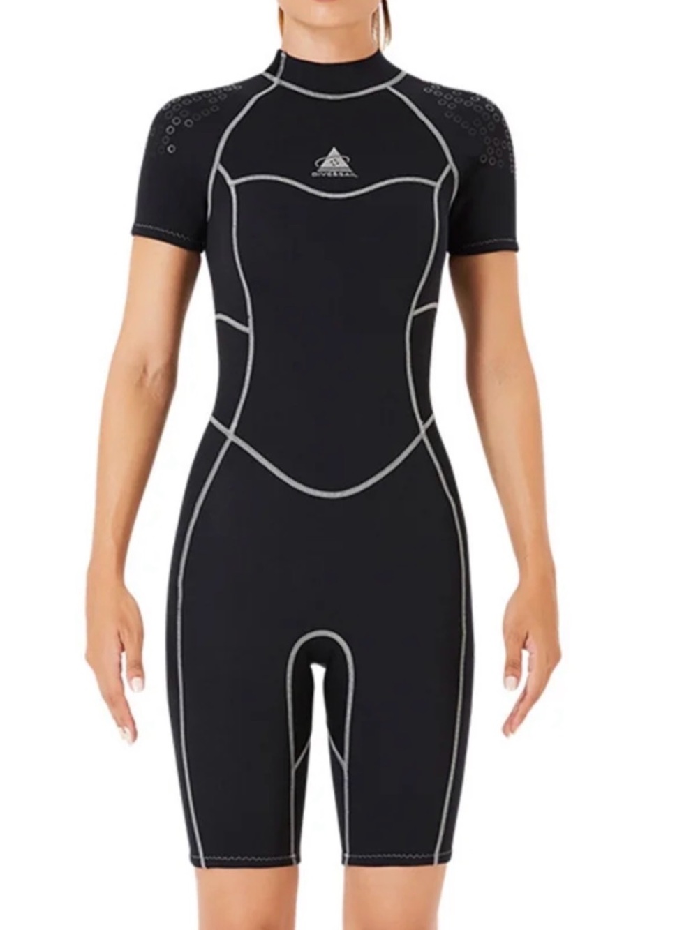 Women‘s Shorty Wetsuit – Black/Gray